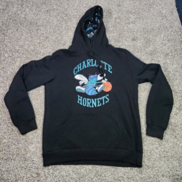 Nike Other - Charlotte Hornets Basketball Hoodie Sweatshirt Black Size M